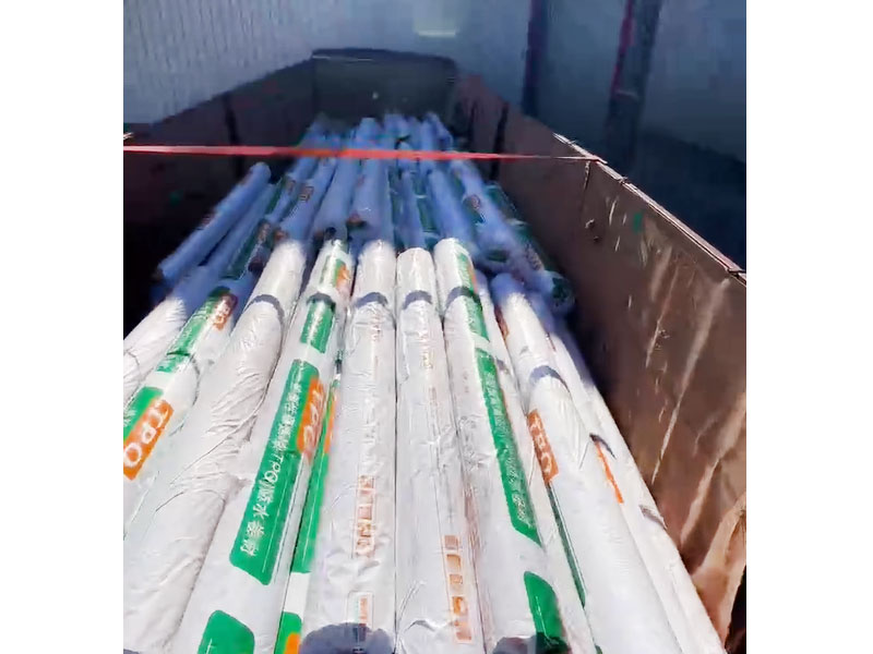 TPO防水卷材发货现场